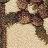 8' Green and Ivory Medallion Runner Rug - Homeroots - Flyclothing LLC