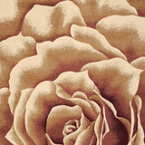 3' X 5' Ivory Machine Woven Hand Carved Oversized Floral Indoor Area Rug - Homeroots