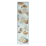 8' Runner Blue Hand Tufted Runner Rug - Homeroots - Flyclothing LLC