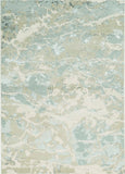 3' X 5' Sand Abstract Area Rug - Homeroots