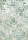 3' X 5' Sand Geometric Distressed Area Rug - Homeroots - Flyclothing LLC