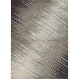 3' X 5' Silver Abstract Area Rug - Homeroots