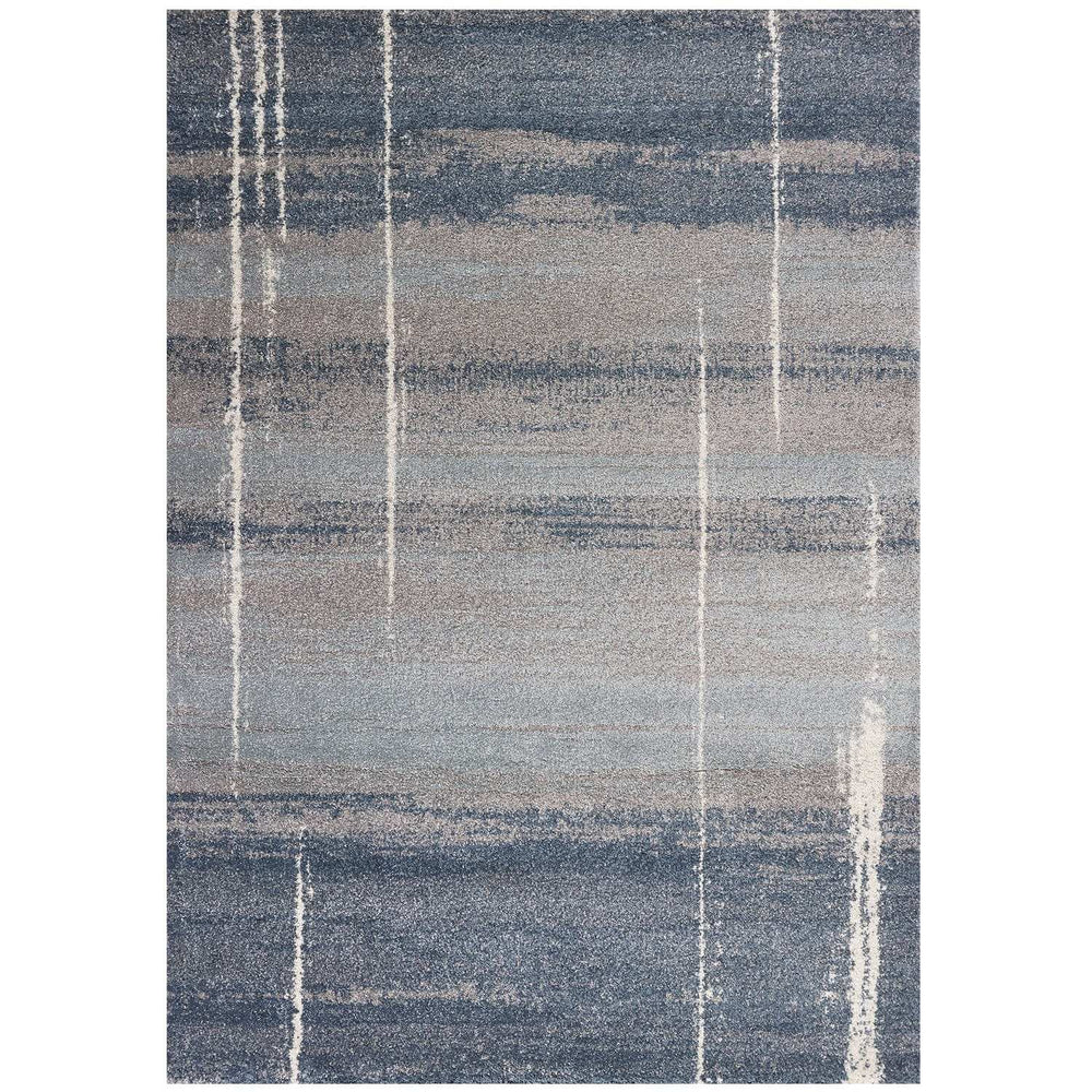 3' X 5' Blue Machine Woven Ombre Indoor Area Rug - Homeroots - Flyclothing LLC