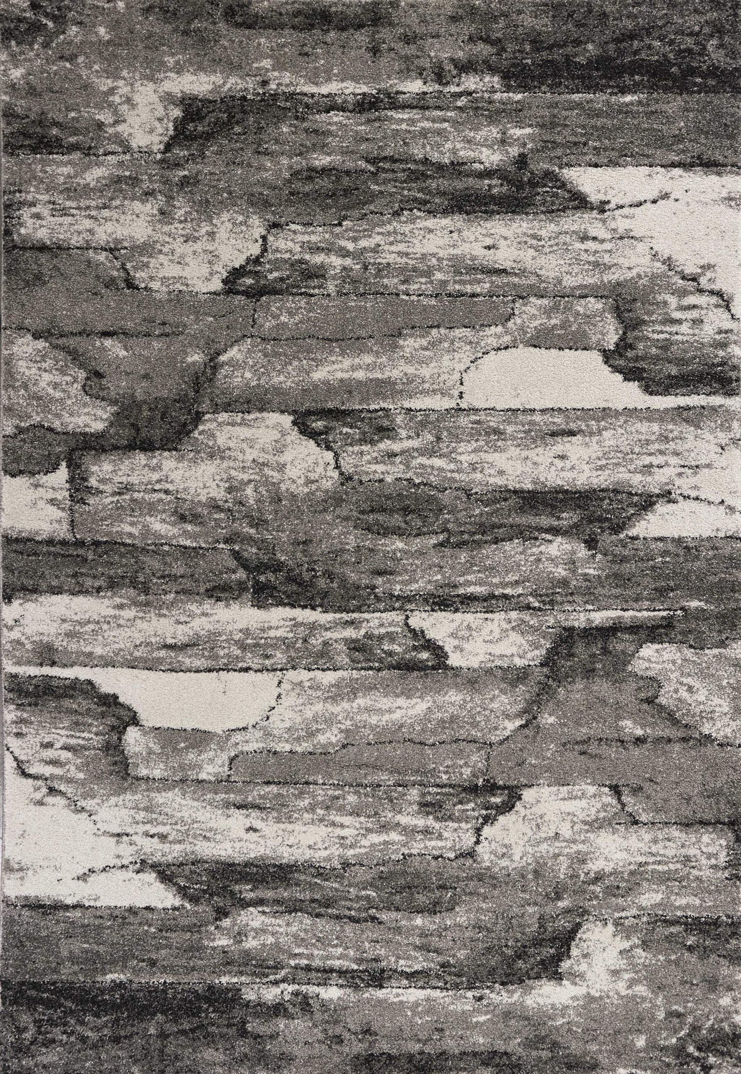 3' X 5' Grey Abstract Design Area Rug - Homeroots - Flyclothing LLC