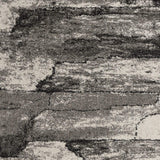 3' X 5' Grey Abstract Design Area Rug - Homeroots - Flyclothing LLC