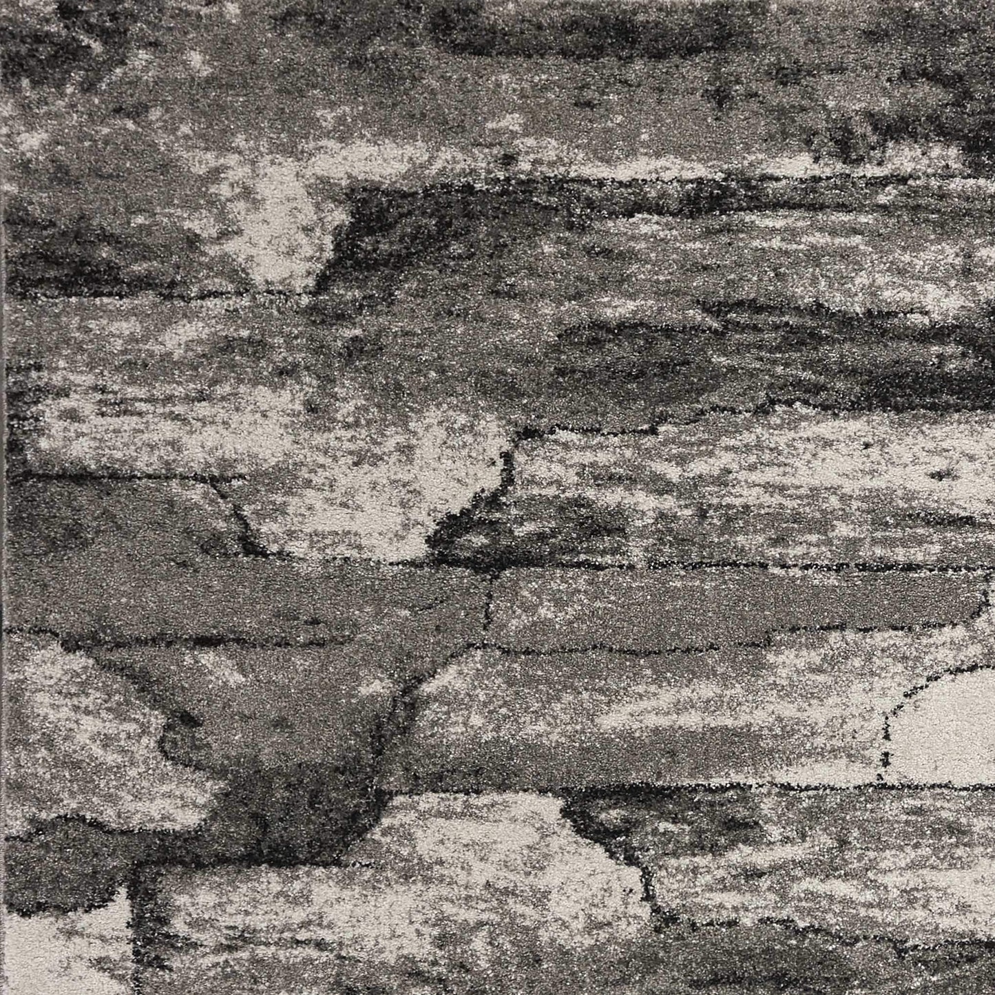3' X 5' Grey Abstract Design Area Rug - Homeroots - Flyclothing LLC