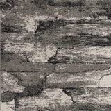 3' X 5' Grey Abstract Design Area Rug - Homeroots - Flyclothing LLC