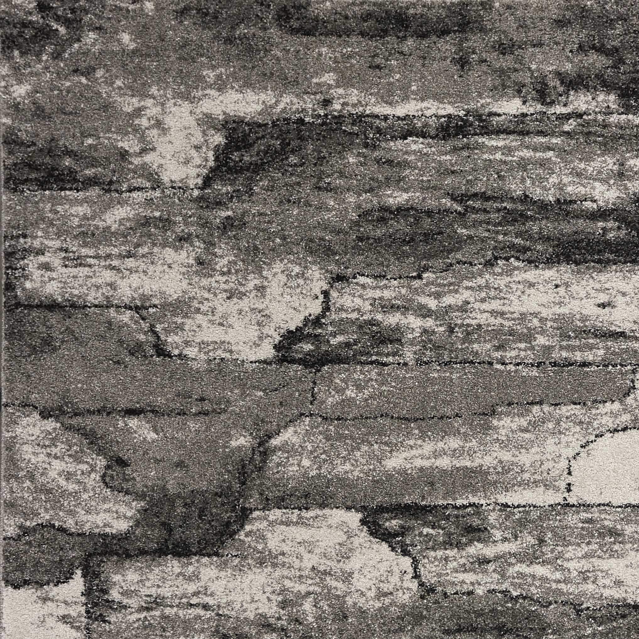 3' X 5' Grey Abstract Design Area Rug - Homeroots - Flyclothing LLC