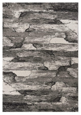 3' X 5' Grey Abstract Design Area Rug - Homeroots - Flyclothing LLC