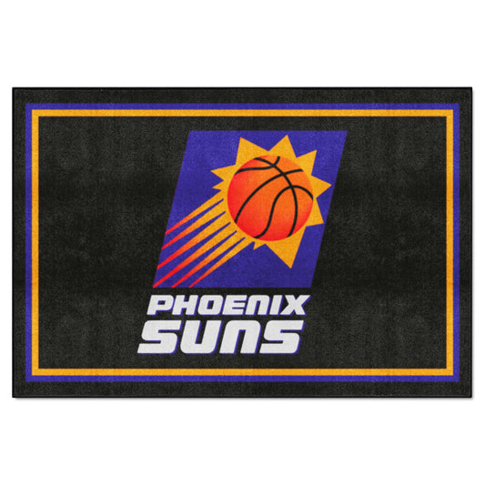 NBA Retro Phoenix Suns 5ft. x 8 ft. Plush Area Rug - Phoenix Suns