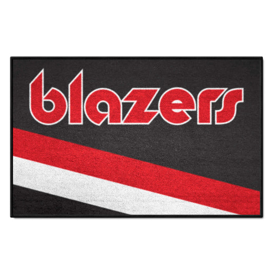 NBA Retro Portland Trail Blazers Starter Mat Accent Rug - 19in. x 30in. - Portland Trail Blazers