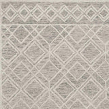 3' X 5' Sand Geometric Diamond Wool Area Rug - Homeroots - Flyclothing LLC