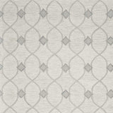 3' X 5' Ivory Hand Tufted Ogee Indoor Area Rug - Homeroots