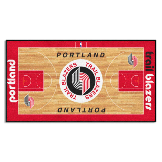NBA Retro Portland Trail Blazers Court Runner Rug - 24in. x 44in. - Portland Trail Blazers