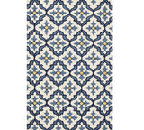 3' X 5' Blue Moroccan Handmade Indoor Outdoor Area Rug - Homeroots - Flyclothing LLC
