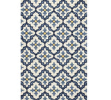 3' X 5' Blue Moroccan Handmade Indoor Outdoor Area Rug - Homeroots