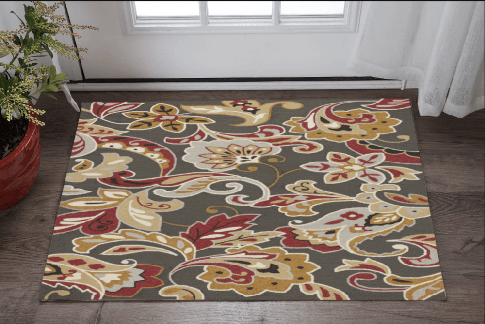 3' X 5' Taupe Hand Tufted Area Rug - Homeroots