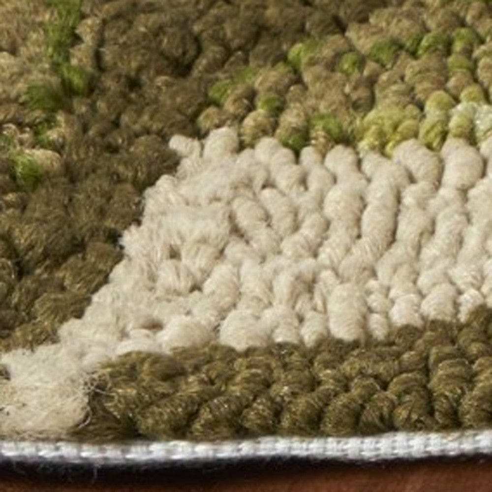 3' X 5' Sand Floral Handmade Indoor Outdoor Area Rug - Homeroots - Flyclothing LLC