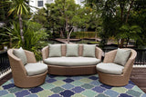 3' X 5' Blue Trellis Hand Tufted Area Rug - Homeroots - Flyclothing LLC