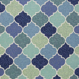 3' X 5' Blue Trellis Hand Tufted Area Rug - Homeroots - Flyclothing LLC