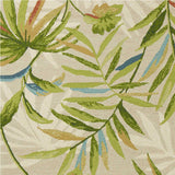 3' X 5' Sand Tropical Botanical Hand Tufted Area Rug - Homeroots