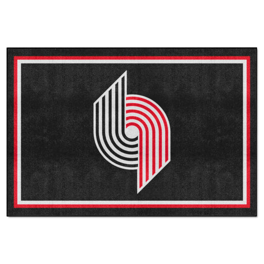 NBA Retro Portland Trail Blazers 5ft. x 8 ft. Plush Area Rug - Portland Trail Blazers