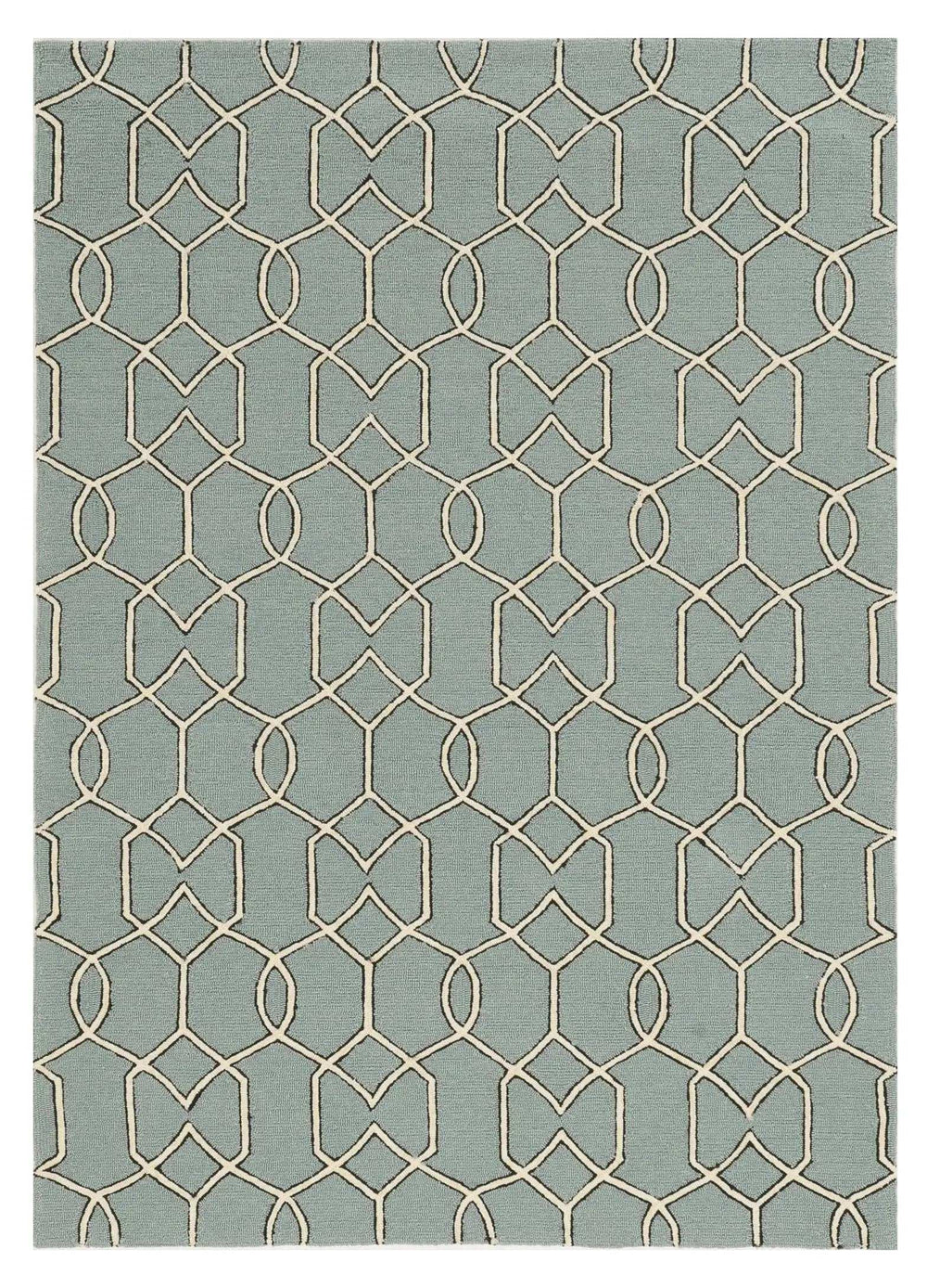 3' X 5' Green and Ivory Hand Hooked Area Rug - Homeroots - Flyclothing LLC