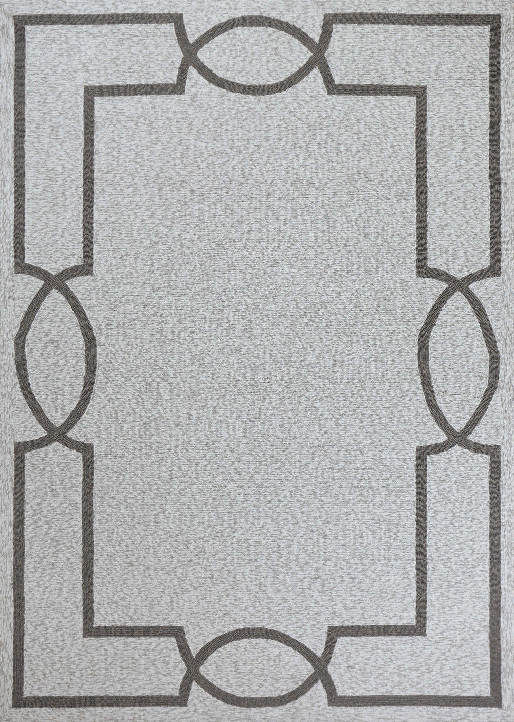 3' X 5' Ivory Indoor Outdoor Area Rug - Homeroots