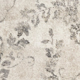 7' Runner Gray Floral Distressed Runner Rug - Homeroots - Flyclothing LLC
