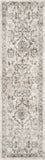 7' Runner Ivory Floral Distressed Runner Rug - Homeroots - Flyclothing LLC