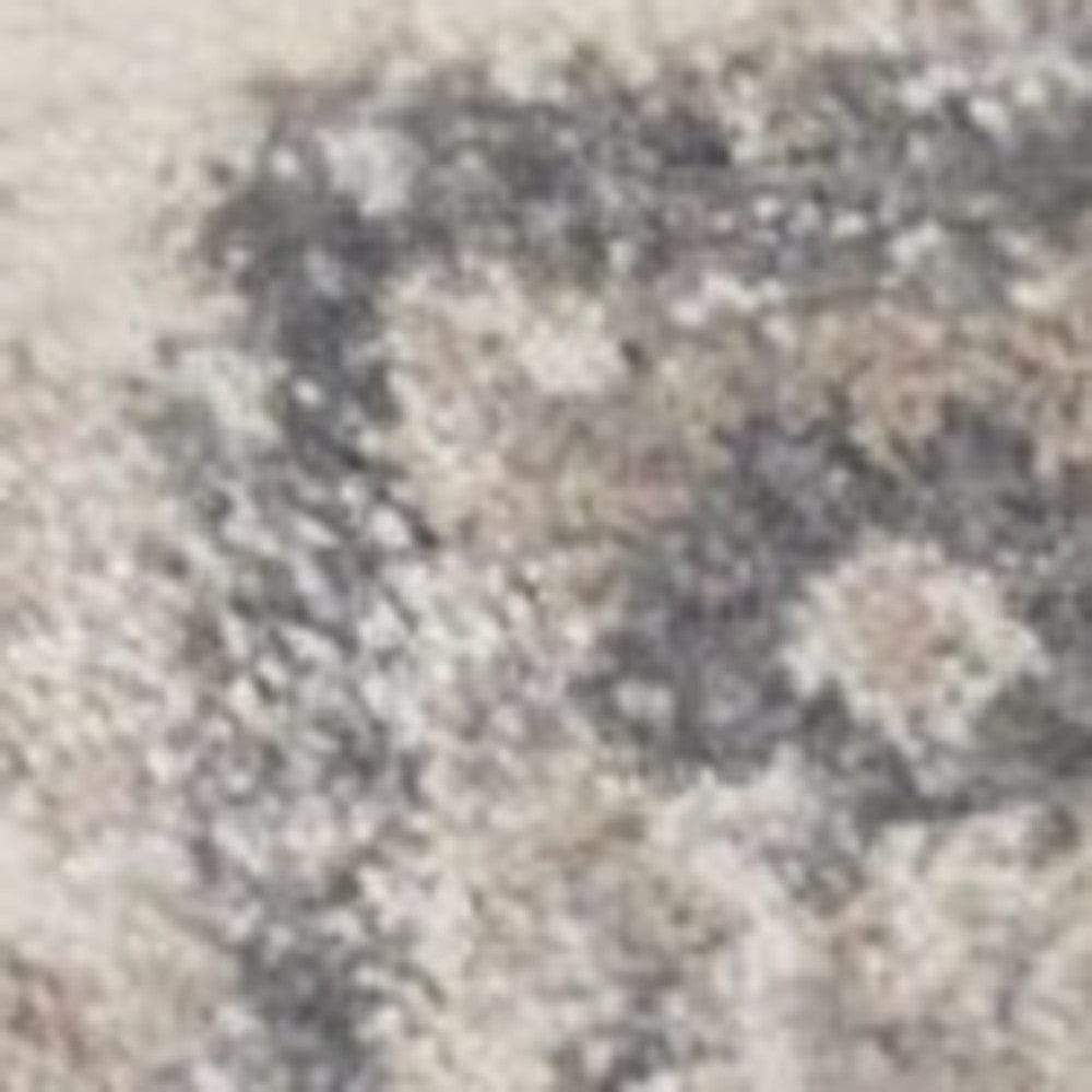 3' X 5' Ivory Floral Distressed Area Rug - Homeroots - Flyclothing LLC