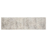 8' Runner Ivory Floral Runner Rug - Homeroots - Flyclothing LLC