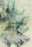 7' Ivory Machine Woven Abstract Splatter Indoor Runner Rug - Homeroots - Flyclothing LLC
