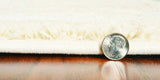 7' Gray and Ivory Abstract Runner Rug - Homeroots - Flyclothing LLC