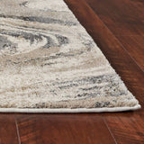 7' Natural Abstract Runner Rug - Homeroots - Flyclothing LLC