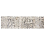 7' Natural Abstract Runner Rug - Homeroots - Flyclothing LLC