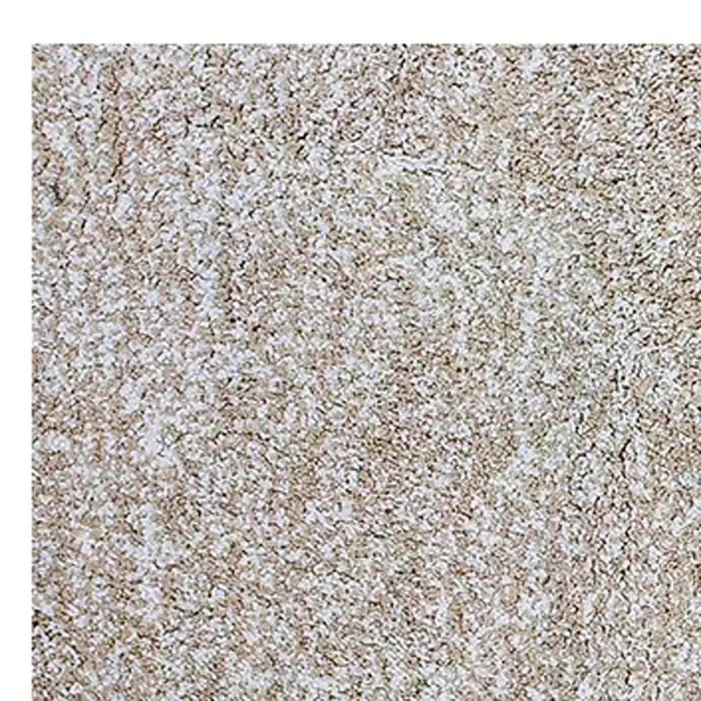 8' Ivory Heather Indoor Shag Runner Rug - Homeroots - Flyclothing LLC