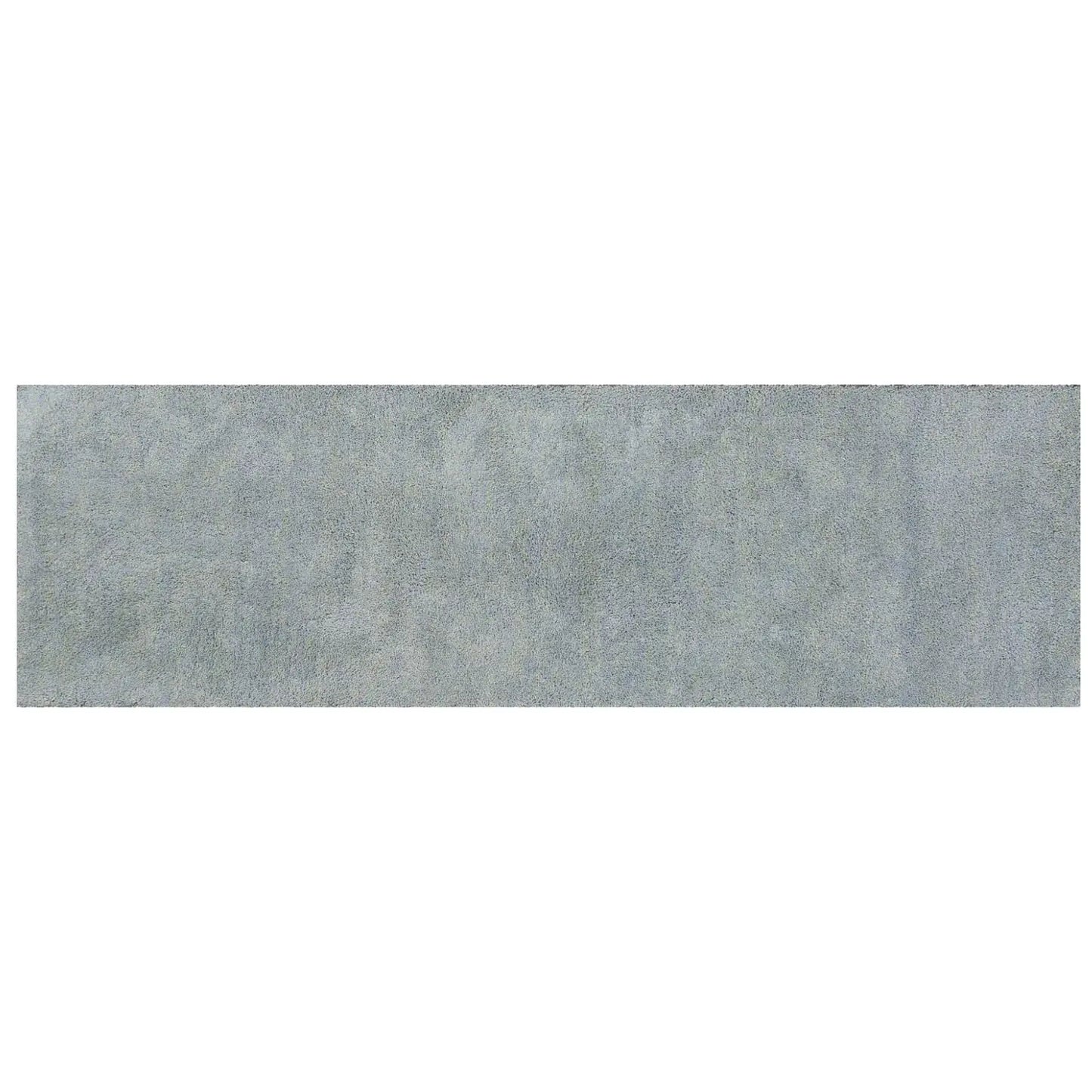 8' Blue Heather Indoor Shag Runner Rug - Homeroots - Flyclothing LLC