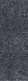 8' Black Heather Plain Runner Rug - Homeroots - Flyclothing LLC