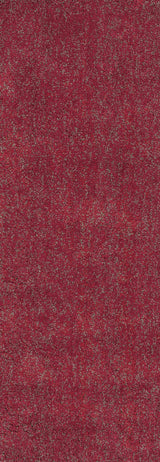 8' Red Heather Indoor Shag Runner Rug - Homeroots - Flyclothing LLC