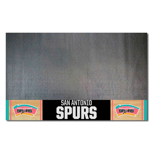 NBA Retro San Antonio Spurs Vinyl Grill Mat - 26in. x 42in. - San Antonio Spurs