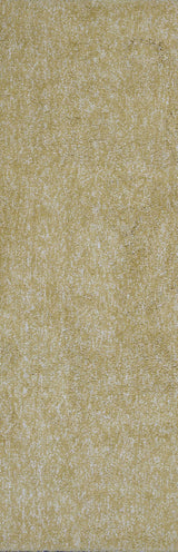 8' Yellow Heather Indoor Shag Runner Rug - Homeroots - Flyclothing LLC
