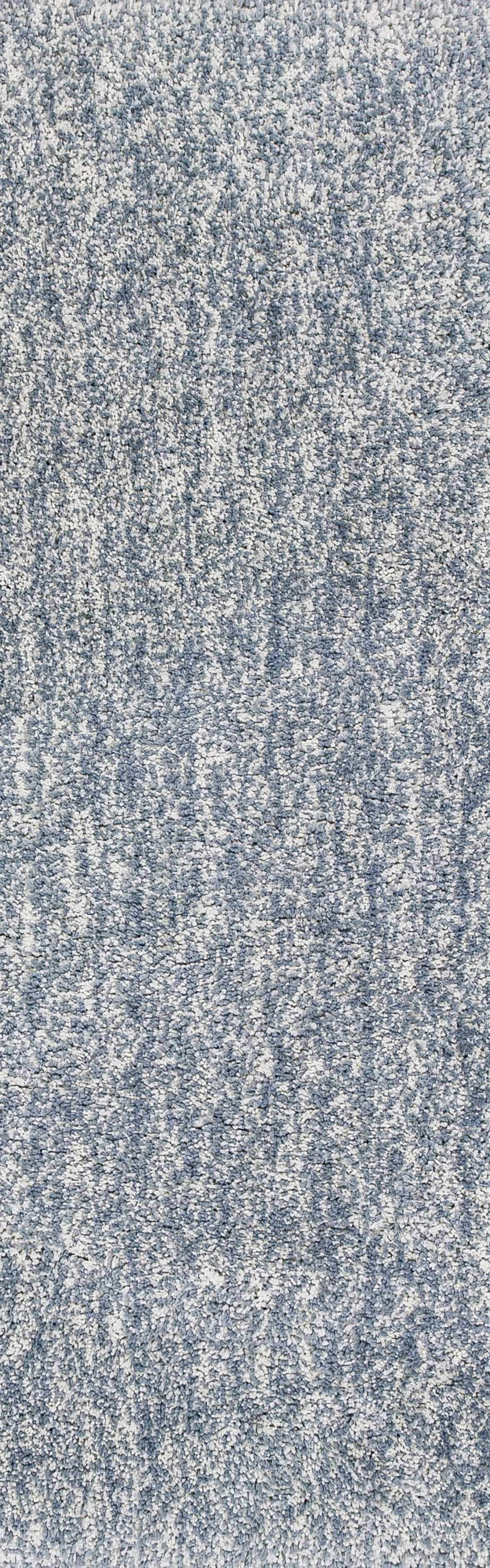 8' Slate Heather Plain Runner Rug - Homeroots - Flyclothing LLC