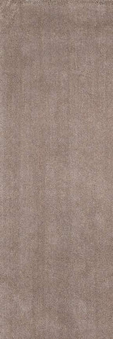 8' Beige Plain Runner Rug - Homeroots - Flyclothing LLC
