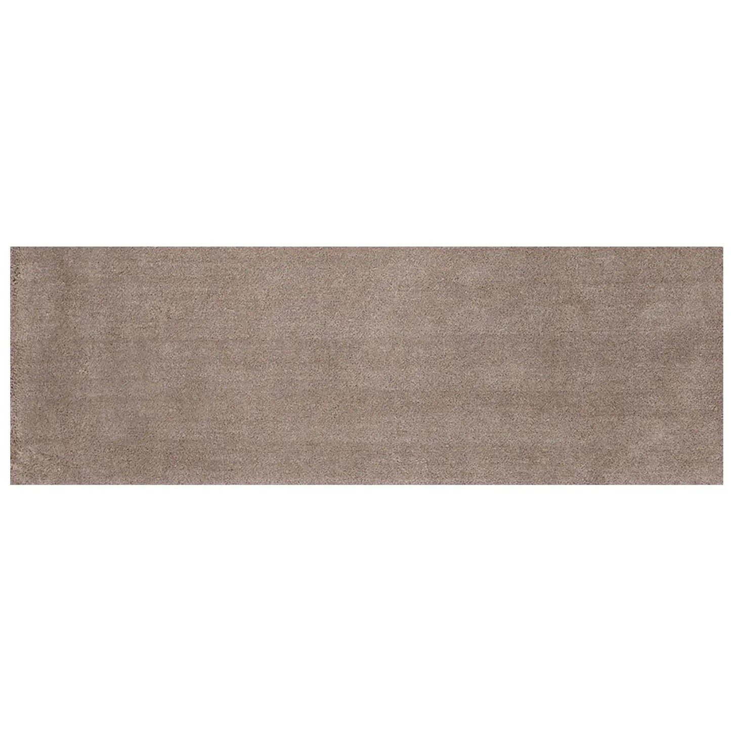 8' Beige Plain Runner Rug - Homeroots - Flyclothing LLC