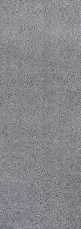 8' Grey Indoor Shag Runner Rug - Homeroots - Flyclothing LLC