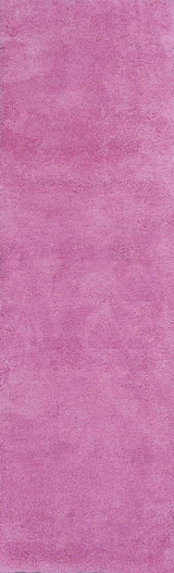 8' Hot Pink Plain Runner Rug - Homeroots - Flyclothing LLC
