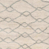 4' X 6' Ivory Grey Machine Woven Chain Link Indoor Area Rug - Homeroots - Flyclothing LLC