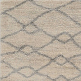 4' X 6' Ivory Grey Machine Woven Chain Link Indoor Area Rug - Homeroots - Flyclothing LLC