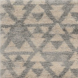 4' X 6' Ivory Or Grey Geometric Triangles Area Rug - Homeroots - Flyclothing LLC